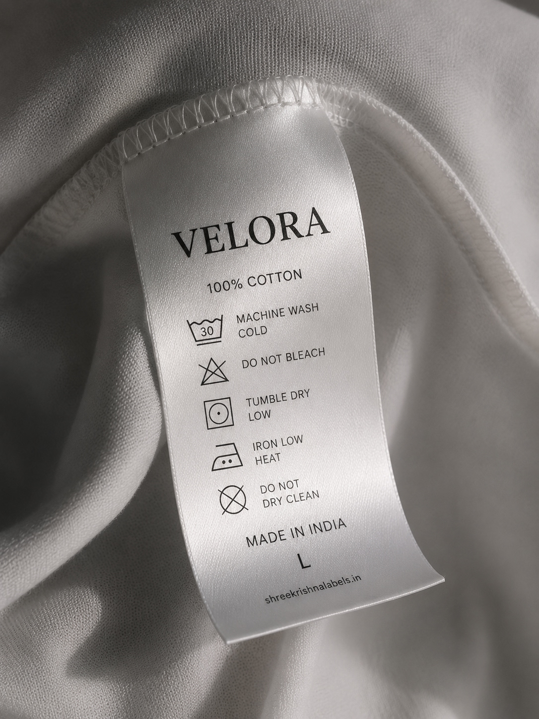 Custom garment label craftsmanship — Shree Krishna Labels